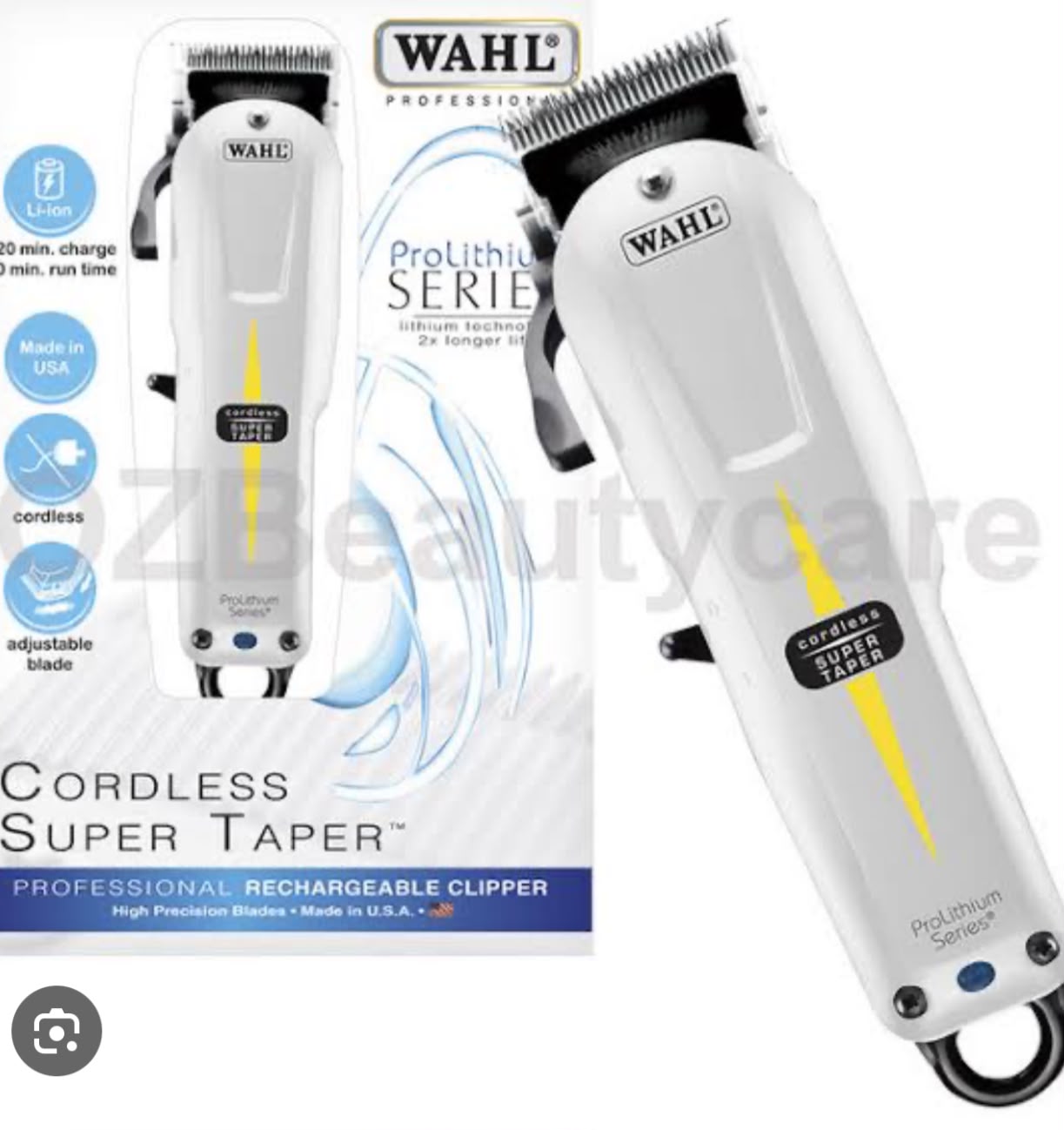 Wahl professional prolithium series cordless tape clipper shaving mashine